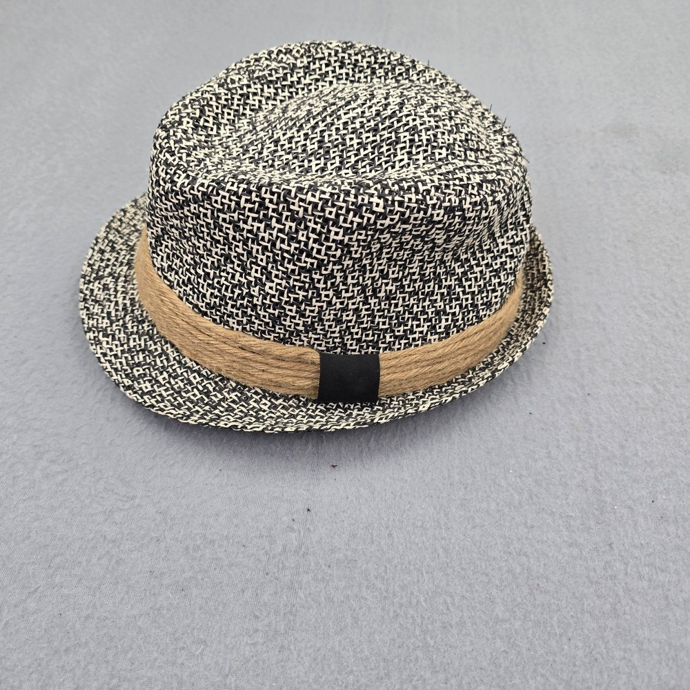Sun N Sand Fedora Hat Unisex OS Multicolor Woven Premium Classic Two Tone Cap